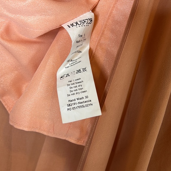 HOUSE OF CB 'Nastassia' Rose Gold Corseted Maxi Dress - Picture 17 of 17